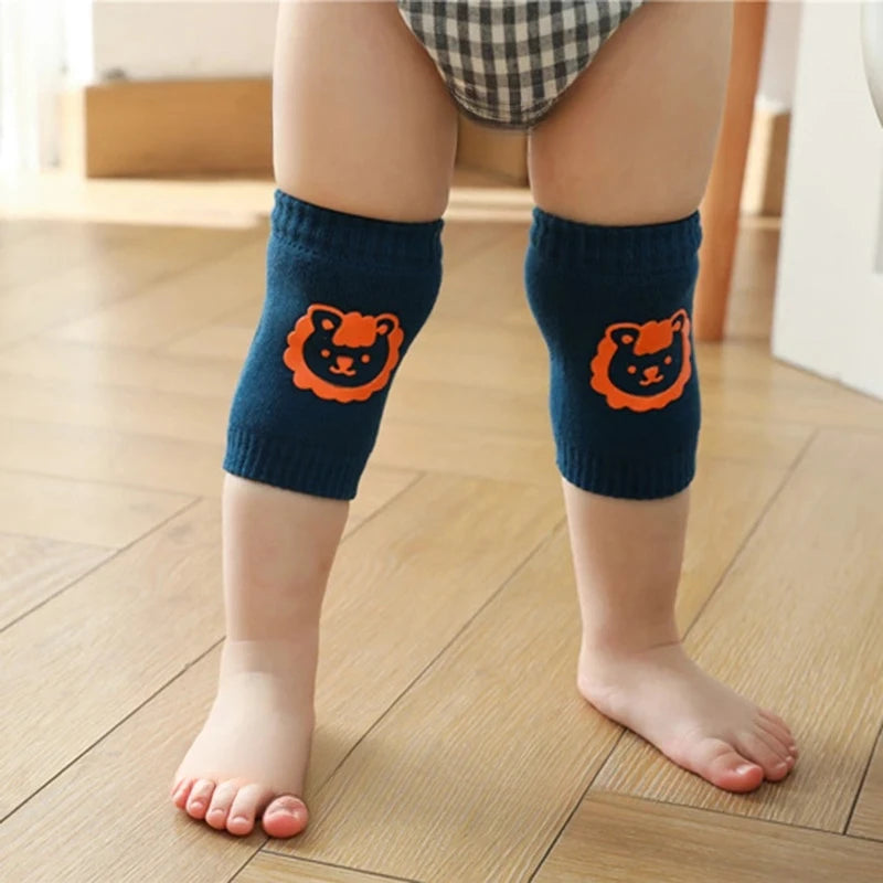 Baby Knee Pad Kids Safety Crawling Elbow Pads Baby Non-slip Kneepad Infants Anti-fall Protector Safety Leg Warmer Cartoon